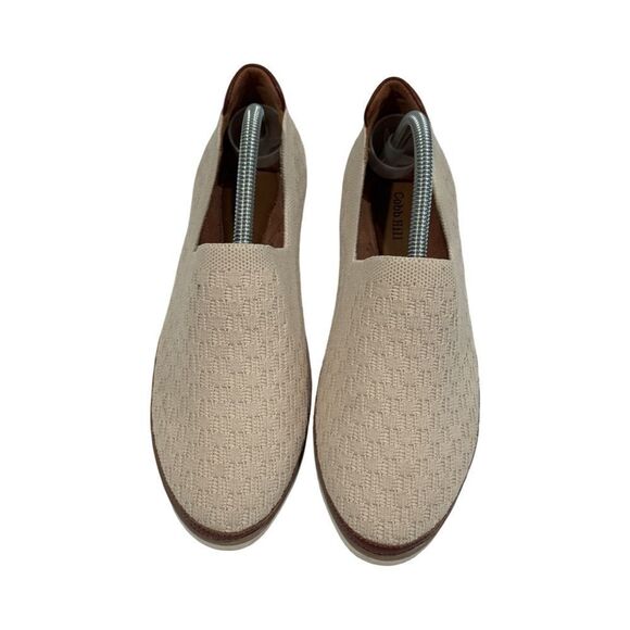 COBB HILL WOMEN’S CAMRYN SLIP-ON LOAFER. VANILLA KNIT. - Picture 1 of 10